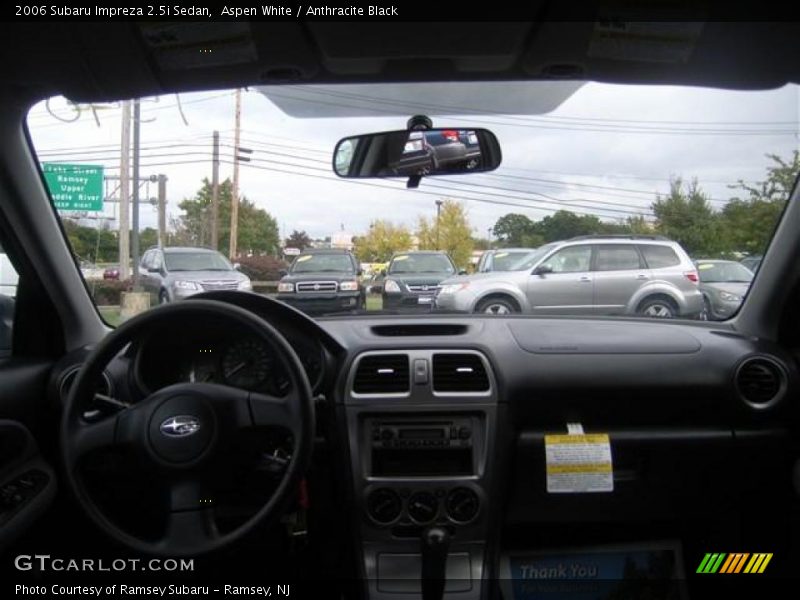 Aspen White / Anthracite Black 2006 Subaru Impreza 2.5i Sedan