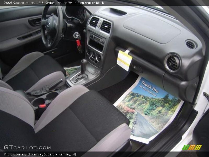 Aspen White / Anthracite Black 2006 Subaru Impreza 2.5i Sedan