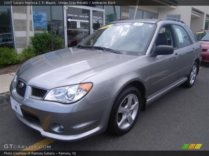 Urban Gray Metallic / Anthracite Black 2007 Subaru Impreza 2.5i Wagon