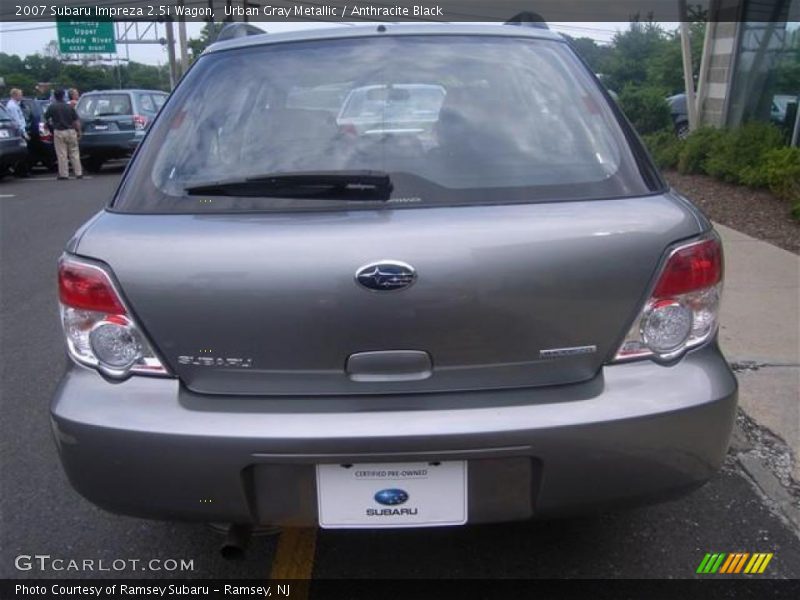 Urban Gray Metallic / Anthracite Black 2007 Subaru Impreza 2.5i Wagon