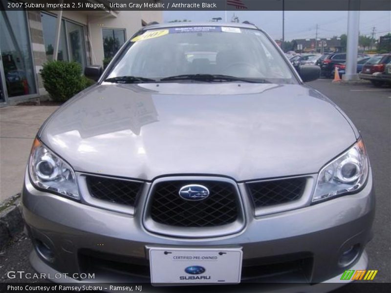 Urban Gray Metallic / Anthracite Black 2007 Subaru Impreza 2.5i Wagon
