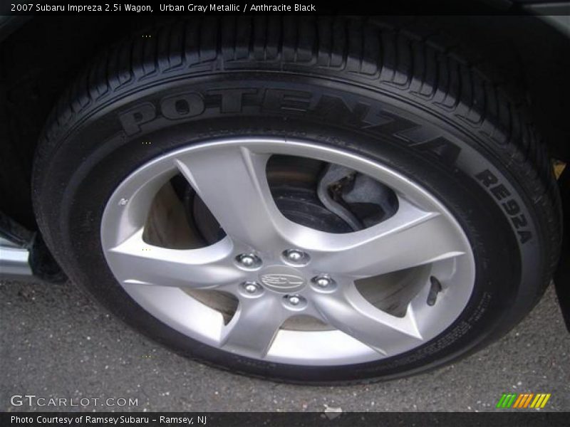 Urban Gray Metallic / Anthracite Black 2007 Subaru Impreza 2.5i Wagon
