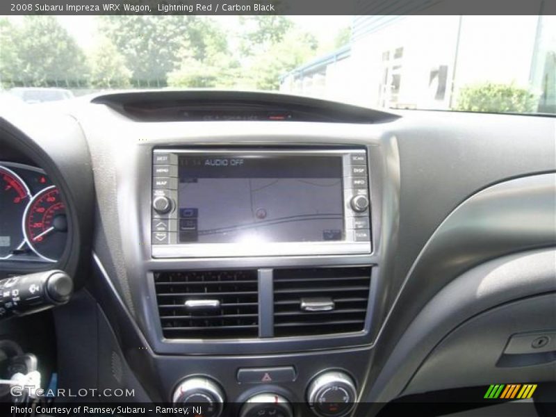 Lightning Red / Carbon Black 2008 Subaru Impreza WRX Wagon