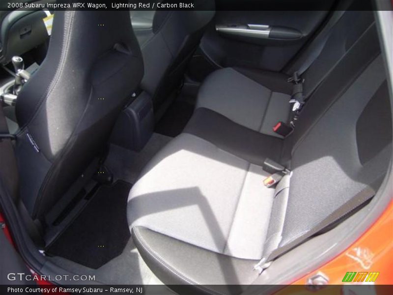 Lightning Red / Carbon Black 2008 Subaru Impreza WRX Wagon