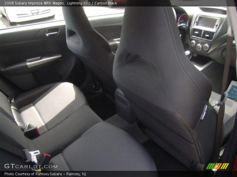 Lightning Red / Carbon Black 2008 Subaru Impreza WRX Wagon