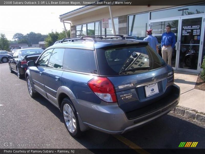 Newport Blue Pearl / Warm Ivory 2008 Subaru Outback 3.0R L.L.Bean Edition Wagon