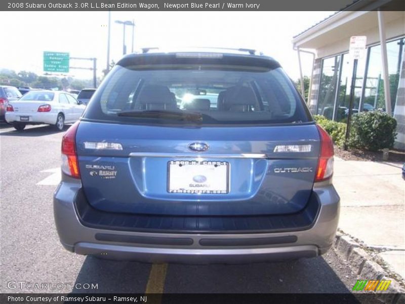 Newport Blue Pearl / Warm Ivory 2008 Subaru Outback 3.0R L.L.Bean Edition Wagon