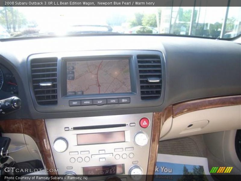 Newport Blue Pearl / Warm Ivory 2008 Subaru Outback 3.0R L.L.Bean Edition Wagon