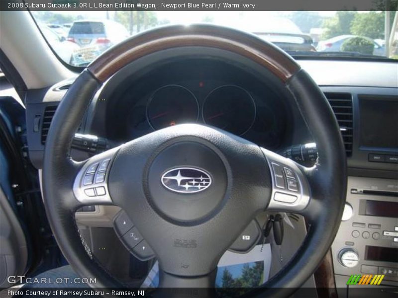 Newport Blue Pearl / Warm Ivory 2008 Subaru Outback 3.0R L.L.Bean Edition Wagon