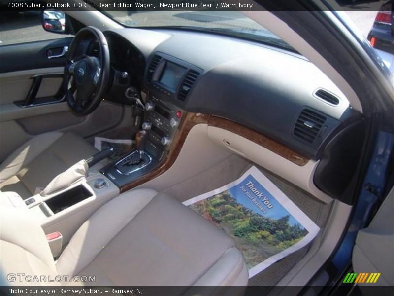 Newport Blue Pearl / Warm Ivory 2008 Subaru Outback 3.0R L.L.Bean Edition Wagon