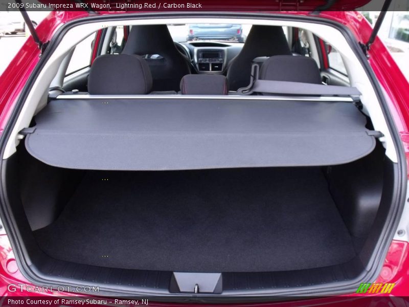 Lightning Red / Carbon Black 2009 Subaru Impreza WRX Wagon