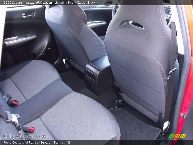 Lightning Red / Carbon Black 2009 Subaru Impreza WRX Wagon