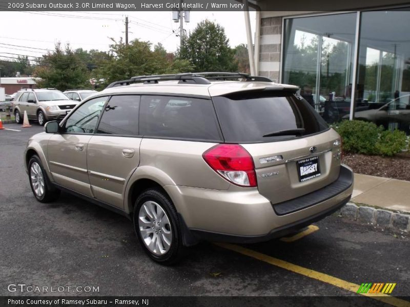 Harvest Gold Metallic / Warm Ivory 2009 Subaru Outback 3.0R Limited Wagon