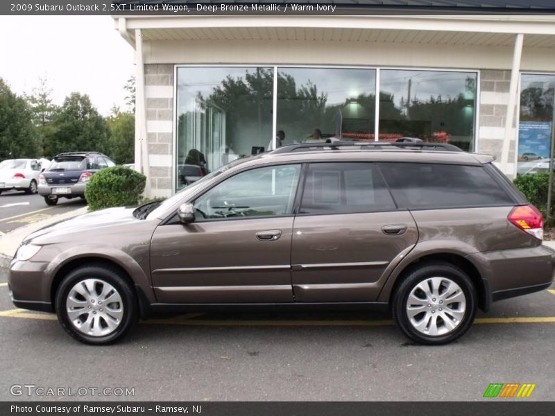 Deep Bronze Metallic / Warm Ivory 2009 Subaru Outback 2.5XT Limited Wagon