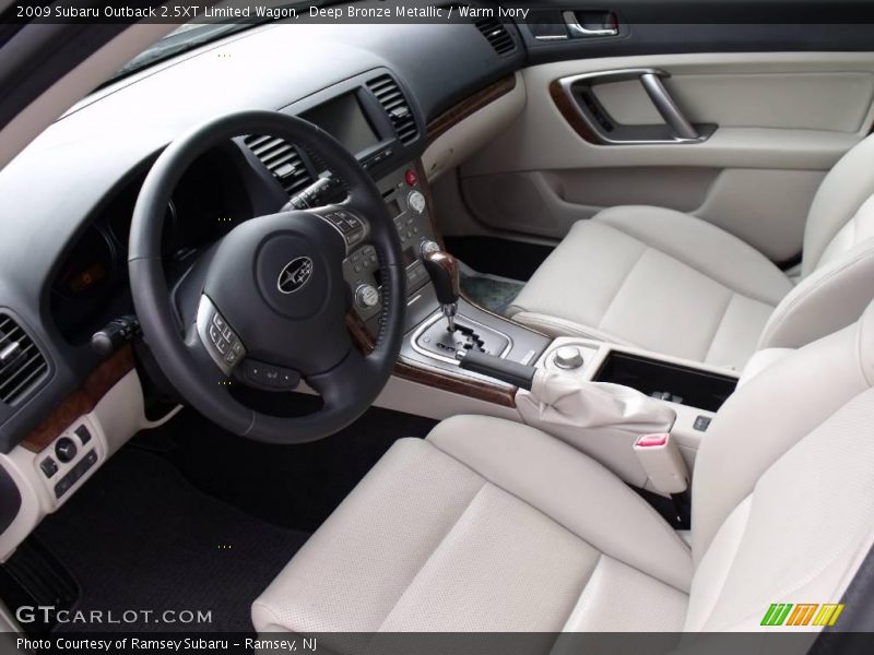 Deep Bronze Metallic / Warm Ivory 2009 Subaru Outback 2.5XT Limited Wagon