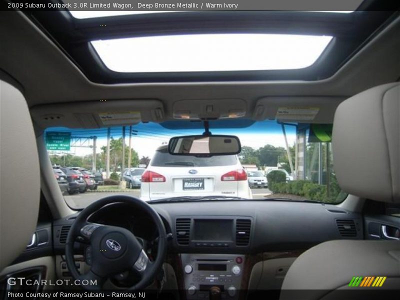 Deep Bronze Metallic / Warm Ivory 2009 Subaru Outback 3.0R Limited Wagon