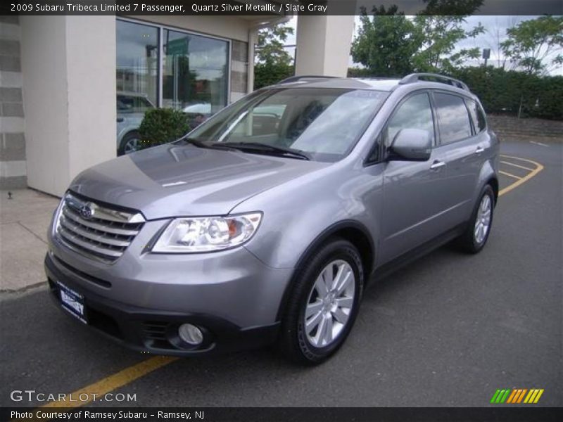 Quartz Silver Metallic / Slate Gray 2009 Subaru Tribeca Limited 7 Passenger