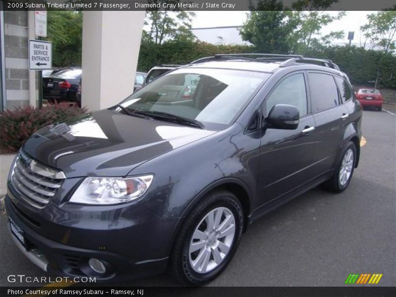 Diamond Gray Metallic / Slate Gray 2009 Subaru Tribeca Limited 7 Passenger