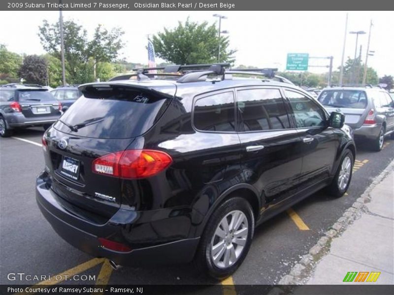 Obsidian Black Pearl / Desert Beige 2009 Subaru Tribeca Limited 7 Passenger