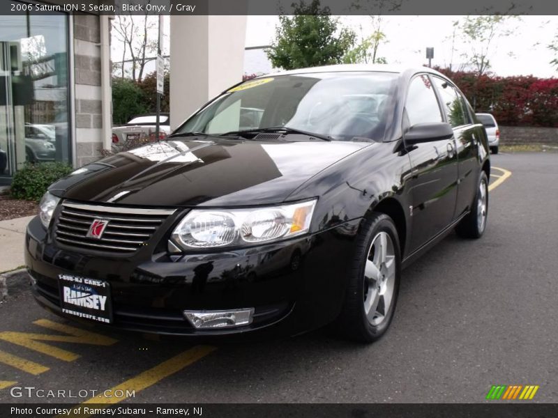 Black Onyx / Gray 2006 Saturn ION 3 Sedan