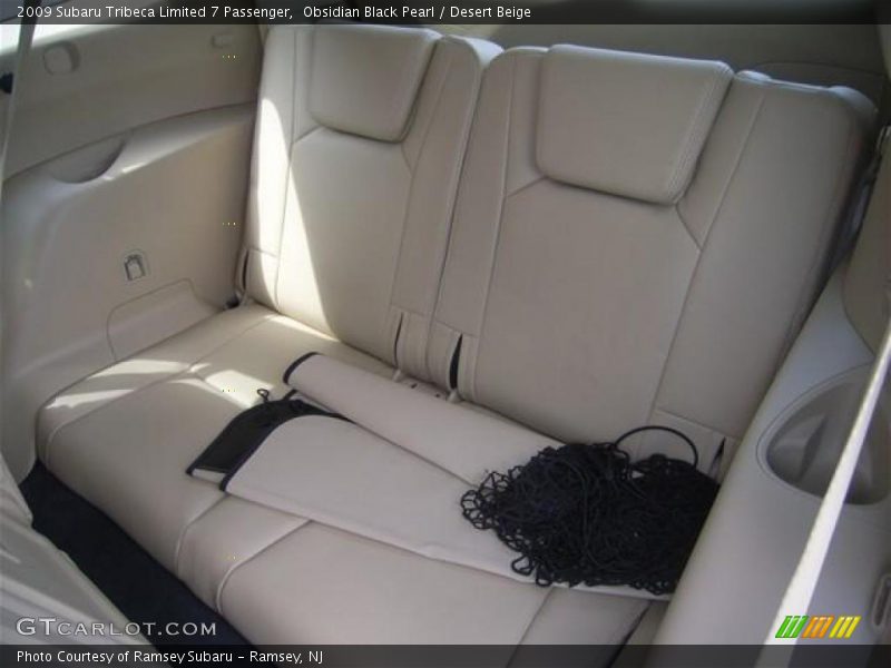 Obsidian Black Pearl / Desert Beige 2009 Subaru Tribeca Limited 7 Passenger