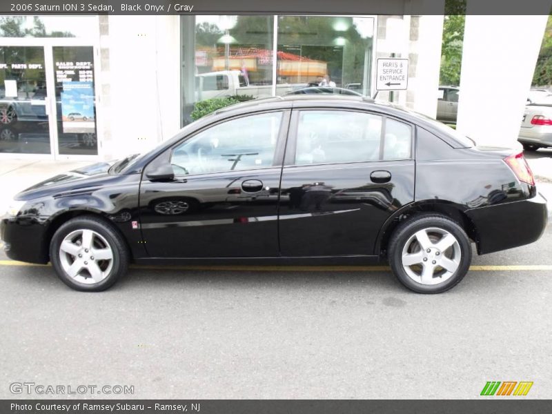 Black Onyx / Gray 2006 Saturn ION 3 Sedan