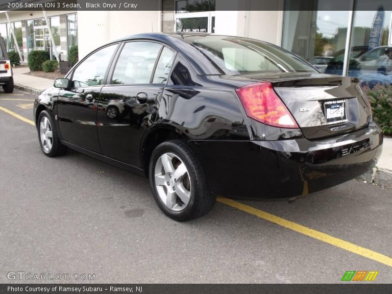 Black Onyx / Gray 2006 Saturn ION 3 Sedan