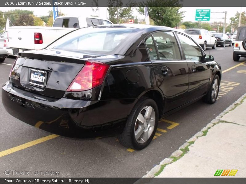 Black Onyx / Gray 2006 Saturn ION 3 Sedan