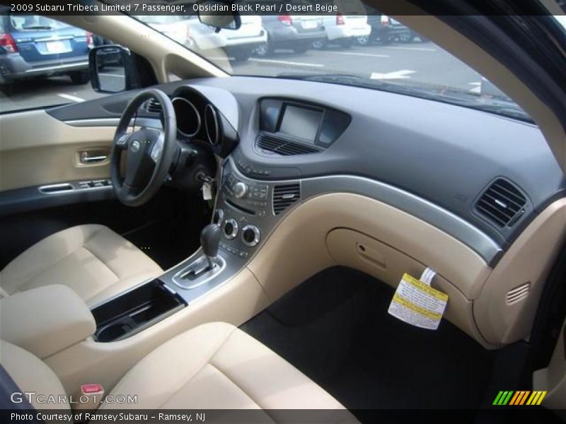 Obsidian Black Pearl / Desert Beige 2009 Subaru Tribeca Limited 7 Passenger