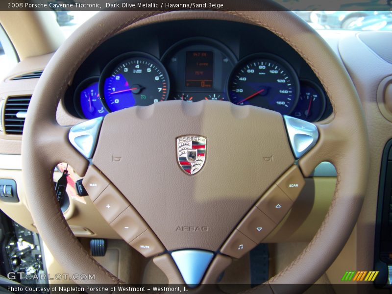 Dark Olive Metallic / Havanna/Sand Beige 2008 Porsche Cayenne Tiptronic
