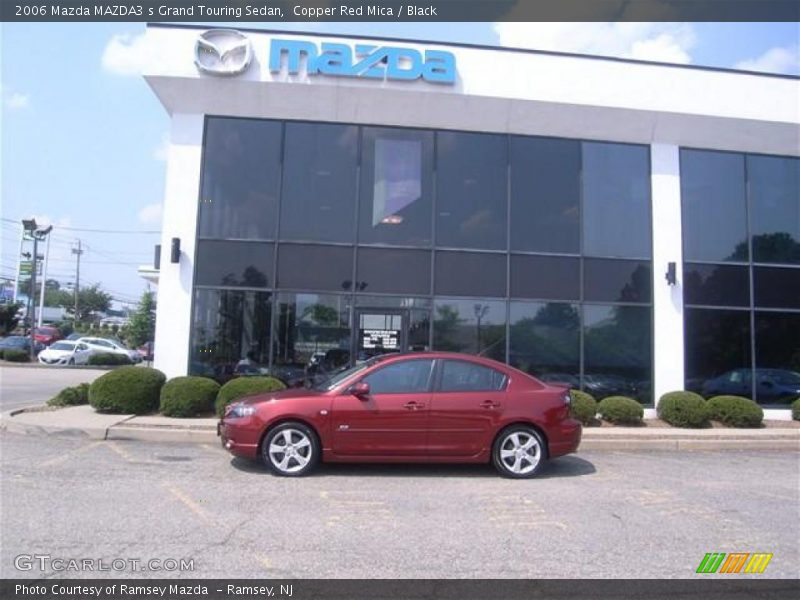 Copper Red Mica / Black 2006 Mazda MAZDA3 s Grand Touring Sedan