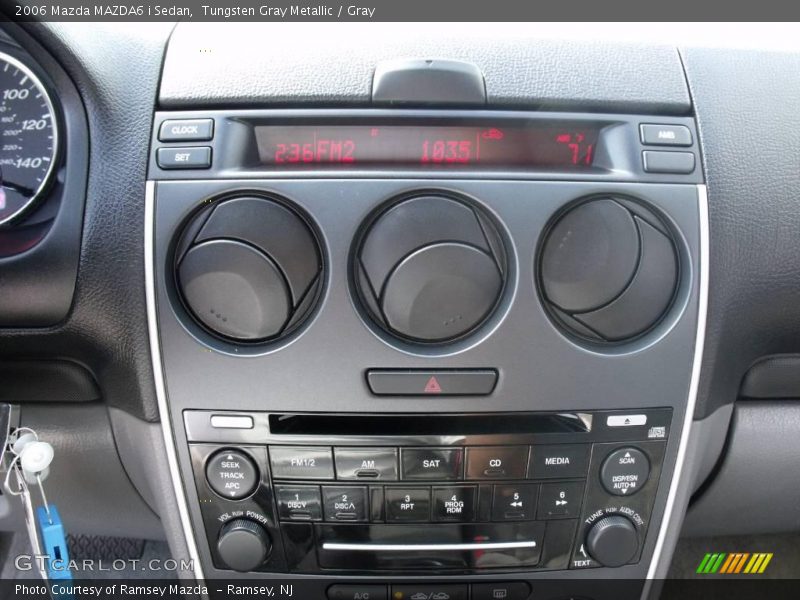 Tungsten Gray Metallic / Gray 2006 Mazda MAZDA6 i Sedan
