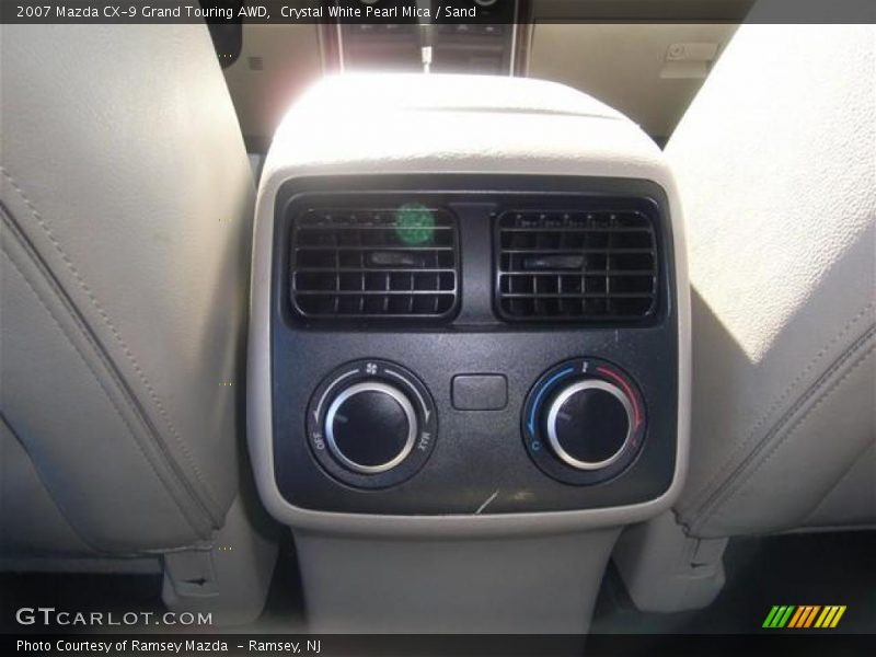 Crystal White Pearl Mica / Sand 2007 Mazda CX-9 Grand Touring AWD