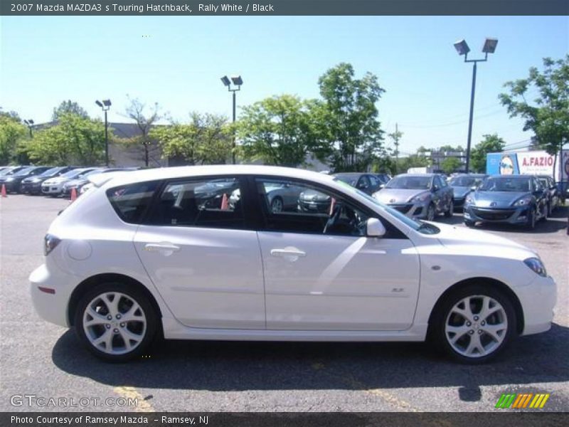 Rally White / Black 2007 Mazda MAZDA3 s Touring Hatchback