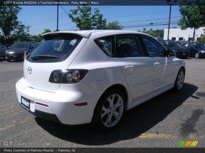 Rally White / Black 2007 Mazda MAZDA3 s Touring Hatchback