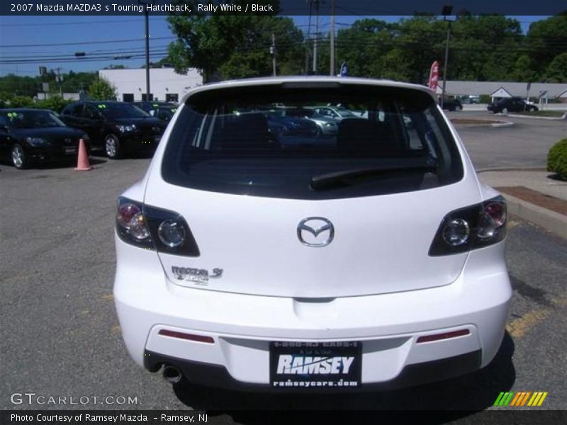 Rally White / Black 2007 Mazda MAZDA3 s Touring Hatchback