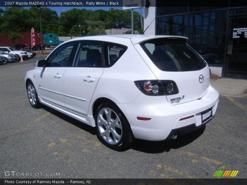 Rally White / Black 2007 Mazda MAZDA3 s Touring Hatchback