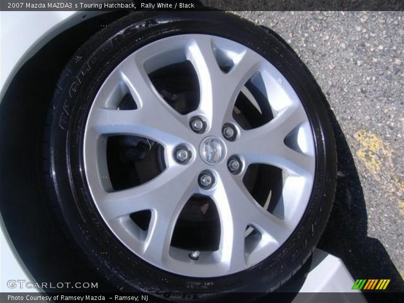 Rally White / Black 2007 Mazda MAZDA3 s Touring Hatchback