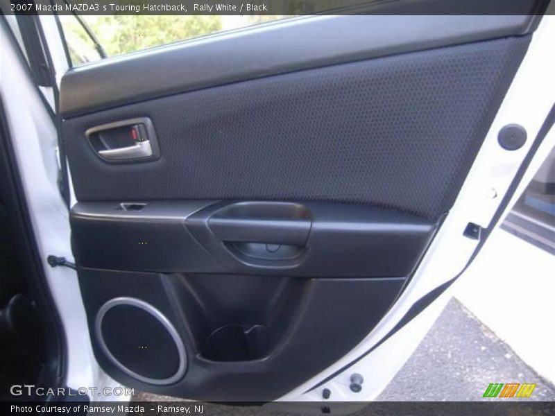 Rally White / Black 2007 Mazda MAZDA3 s Touring Hatchback