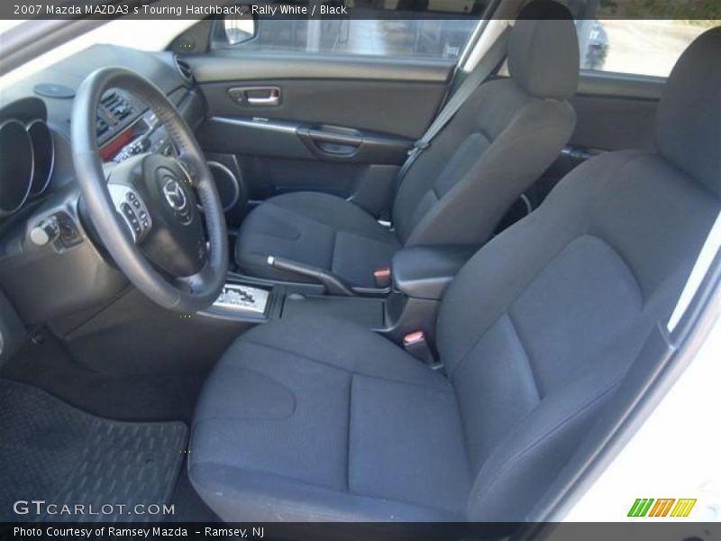 Rally White / Black 2007 Mazda MAZDA3 s Touring Hatchback