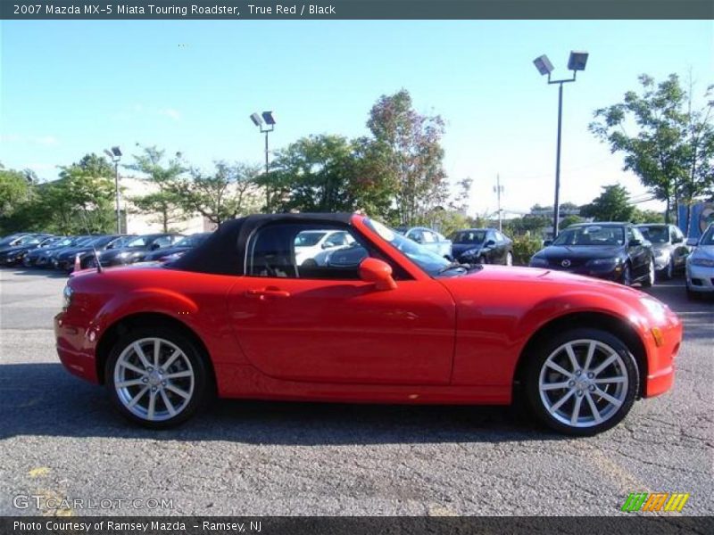 True Red / Black 2007 Mazda MX-5 Miata Touring Roadster