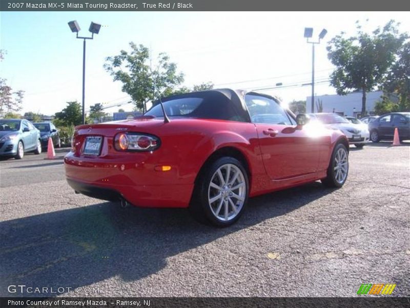 True Red / Black 2007 Mazda MX-5 Miata Touring Roadster