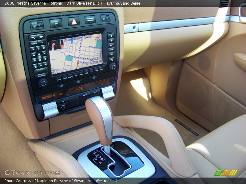 Dark Olive Metallic / Havanna/Sand Beige 2008 Porsche Cayenne Tiptronic