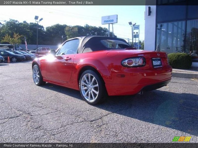 True Red / Black 2007 Mazda MX-5 Miata Touring Roadster