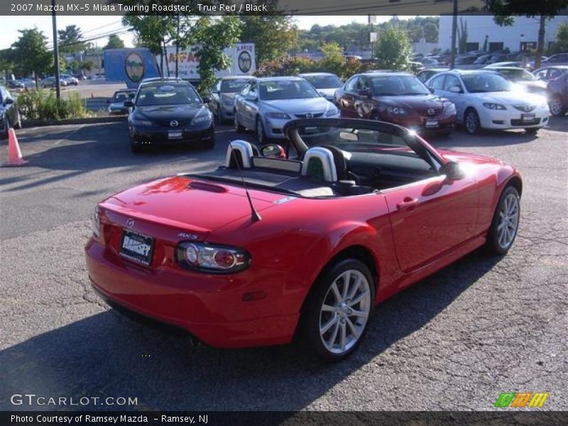 True Red / Black 2007 Mazda MX-5 Miata Touring Roadster