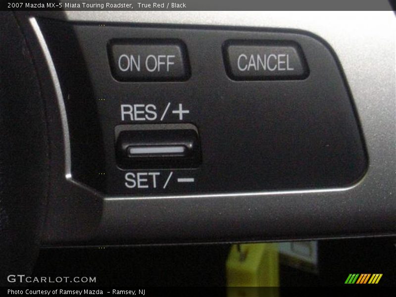 True Red / Black 2007 Mazda MX-5 Miata Touring Roadster