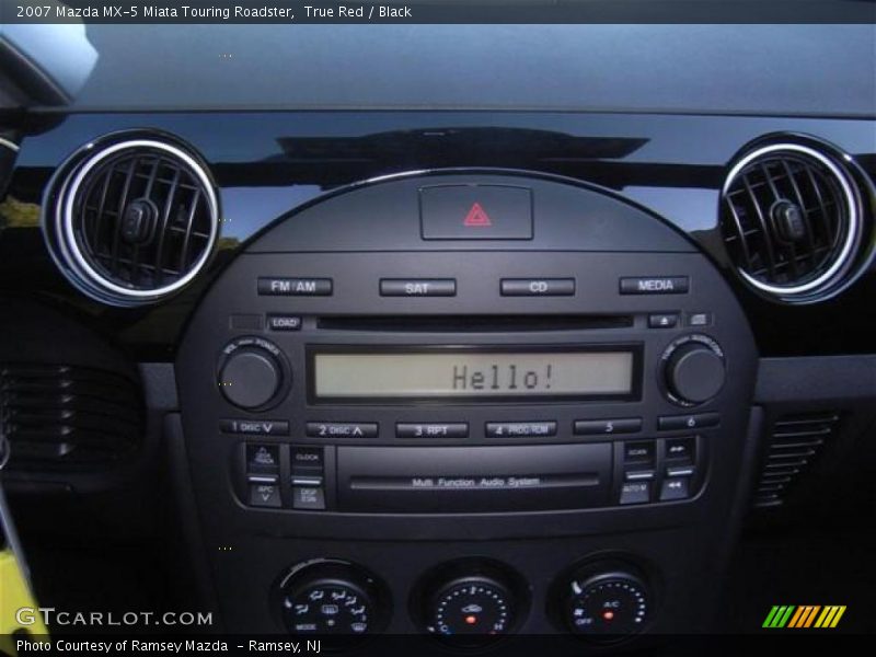 True Red / Black 2007 Mazda MX-5 Miata Touring Roadster