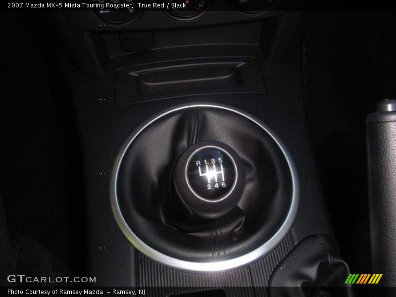 True Red / Black 2007 Mazda MX-5 Miata Touring Roadster