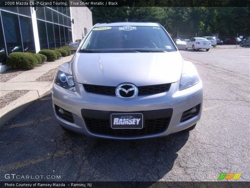 True Silver Metallic / Black 2008 Mazda CX-7 Grand Touring