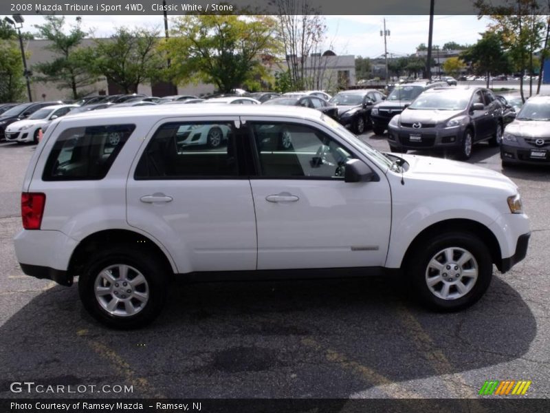 Classic White / Stone 2008 Mazda Tribute i Sport 4WD